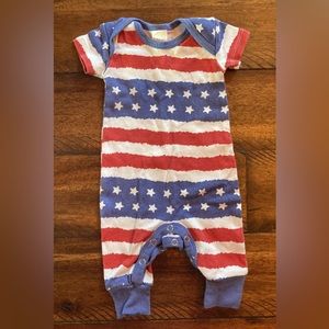 Tesa Babe American Flag Romper size NB